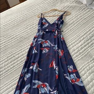 Fame and Partners long maxi wrap dress